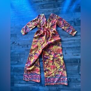 Vintage Floral Jumpsuit